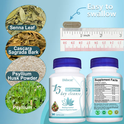 Advanced Gut Health Support Capsules – Daily Digestive Wellness Formula for a Happier Gut