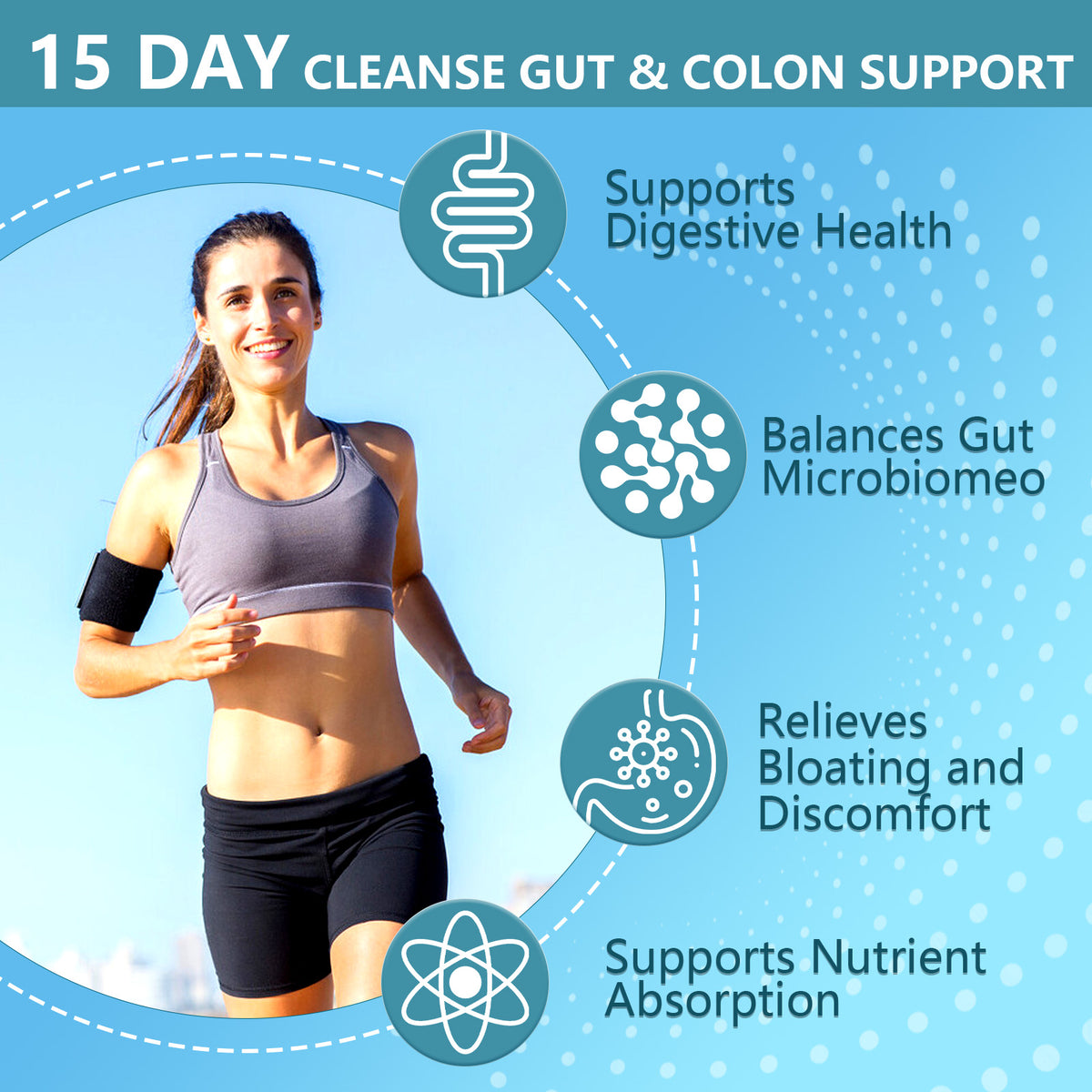 Advanced Gut Health Support Capsules – Daily Digestive Wellness Formula for a Happier Gut