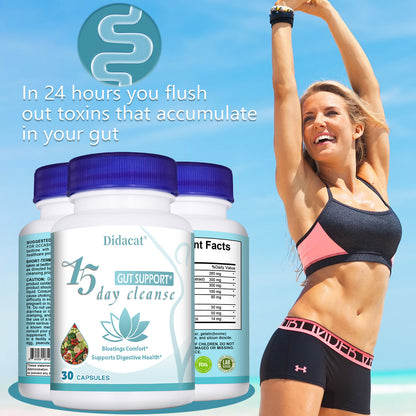Advanced Gut Health Support Capsules – Daily Digestive Wellness Formula for a Happier Gut
